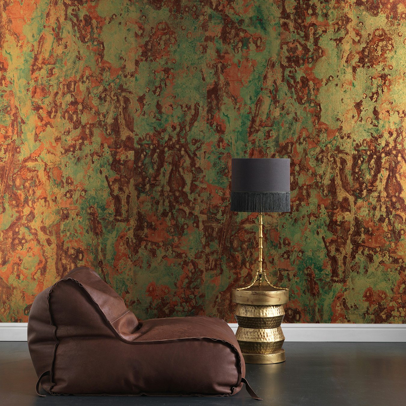 Spoiled Copper Metallic Wallpaper by NLXL - Fy